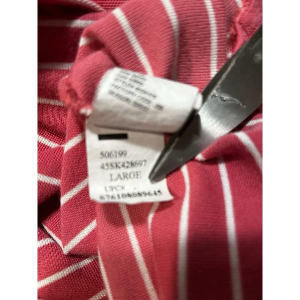 Golf  Izod Pro FitShirt Red/White Mens Large